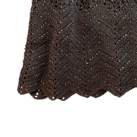 Carmen Marc Valvo Collection Sz Small - Dark Green Cocktail Dress - GORGEOUS! - Picture 7 of 8